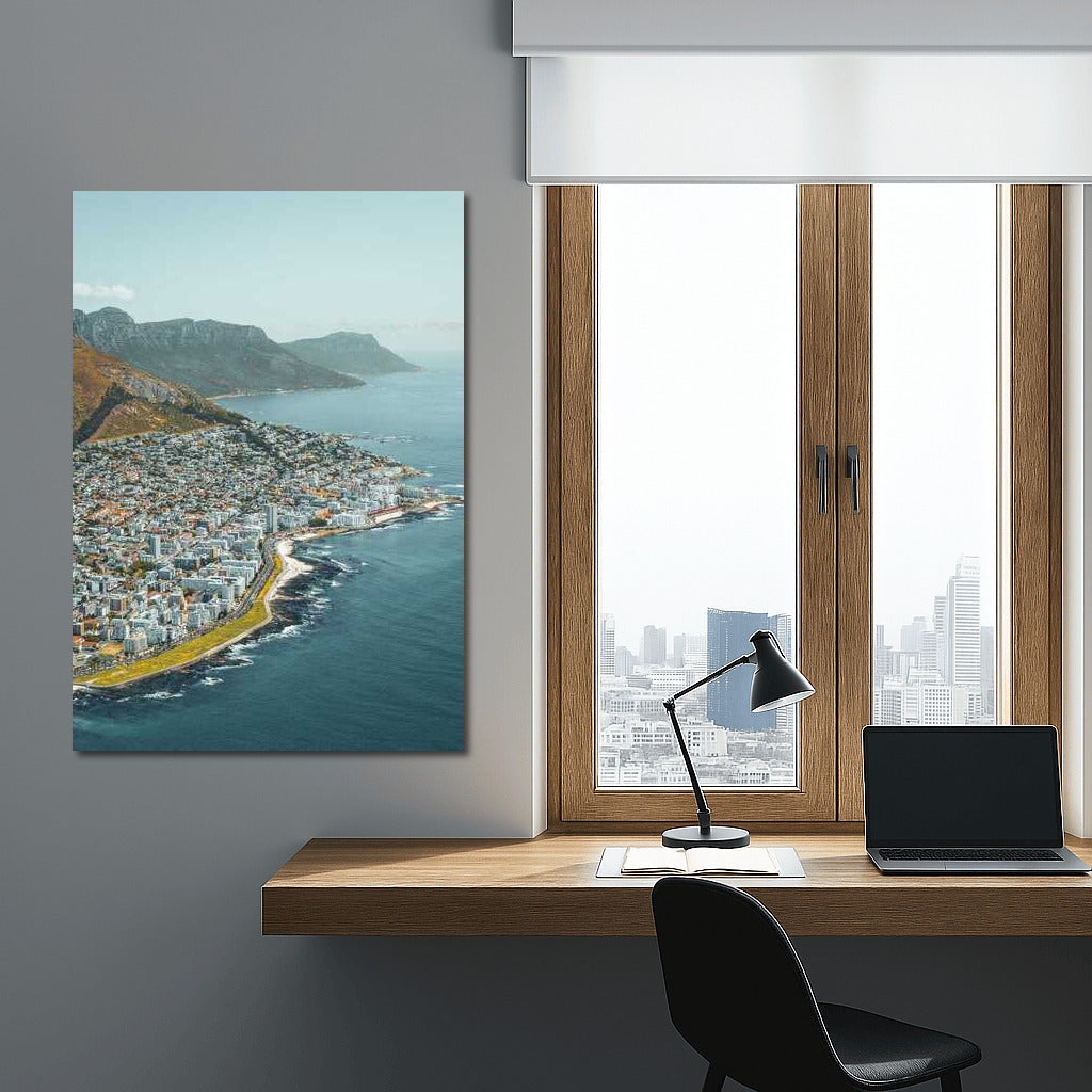Cape Town Panorama: City and Mountains in South Africa