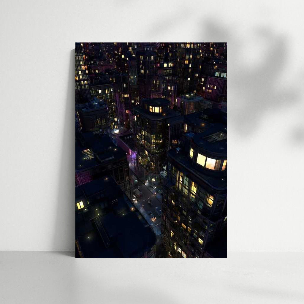Night Symphony of City Lights: Cityscapes Skylines