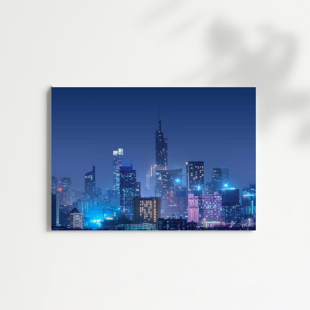 Night City: Shining Lights and Modern Skylines
