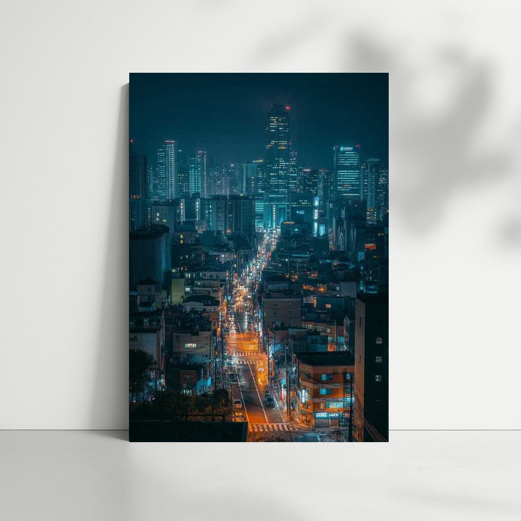 Night Glow of Skyscrapers: Cityscapes