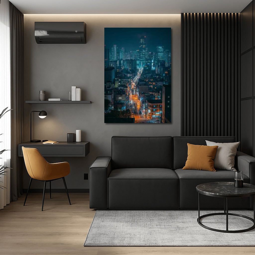 Night Glow of Skyscrapers: Cityscapes