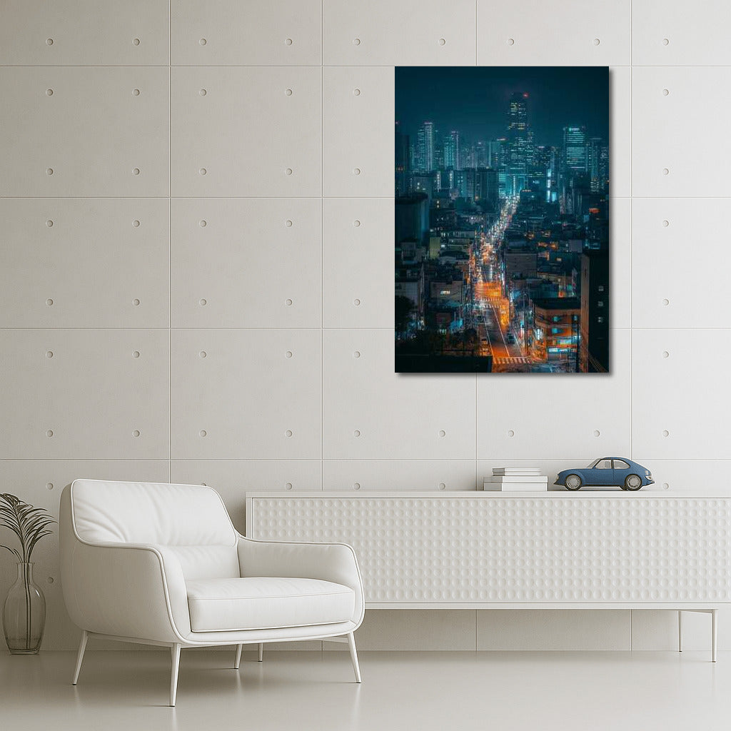 Night Glow of Skyscrapers: Cityscapes