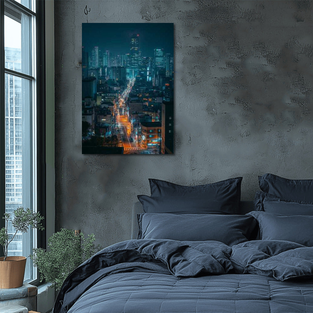 Night Glow of Skyscrapers: Cityscapes
