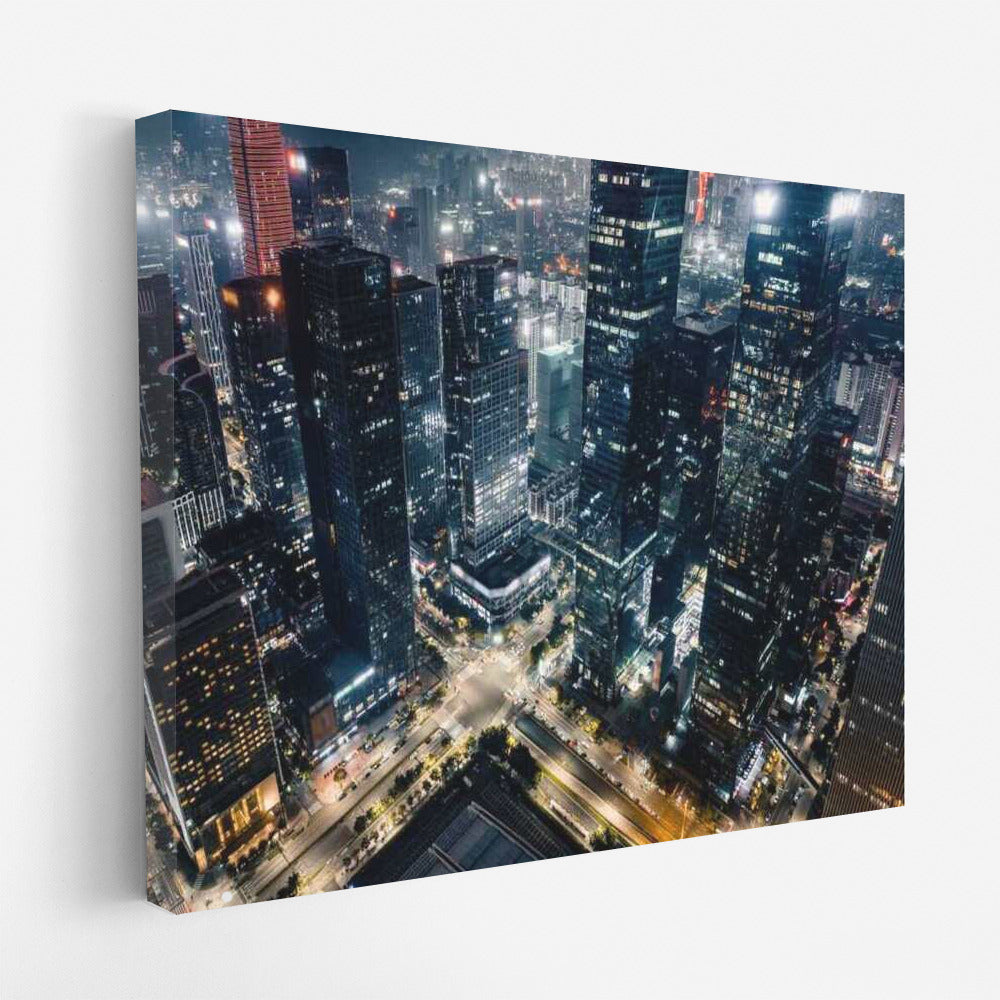 Night Metropolis: Bright Lights of the Cityscape