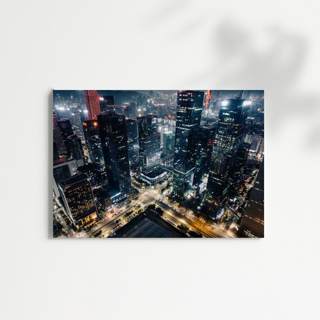 Night Metropolis: Bright Lights of the Cityscape