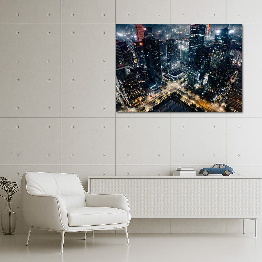 Night Metropolis: Bright Lights of the Cityscape