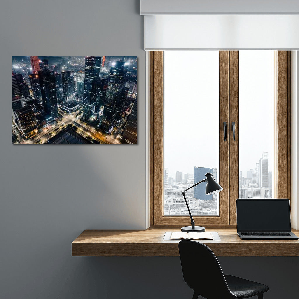Night Metropolis: Bright Lights of the Cityscape