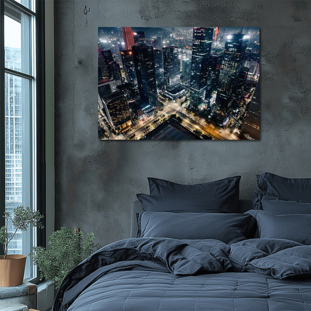 Night Metropolis: Bright Lights of the Cityscape
