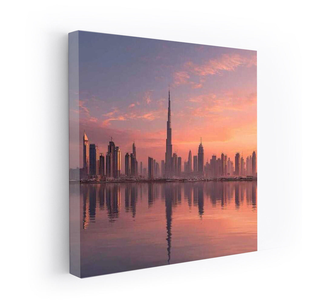 Sunset Symphony of Skyscrapers: Dubai's Urban Dream