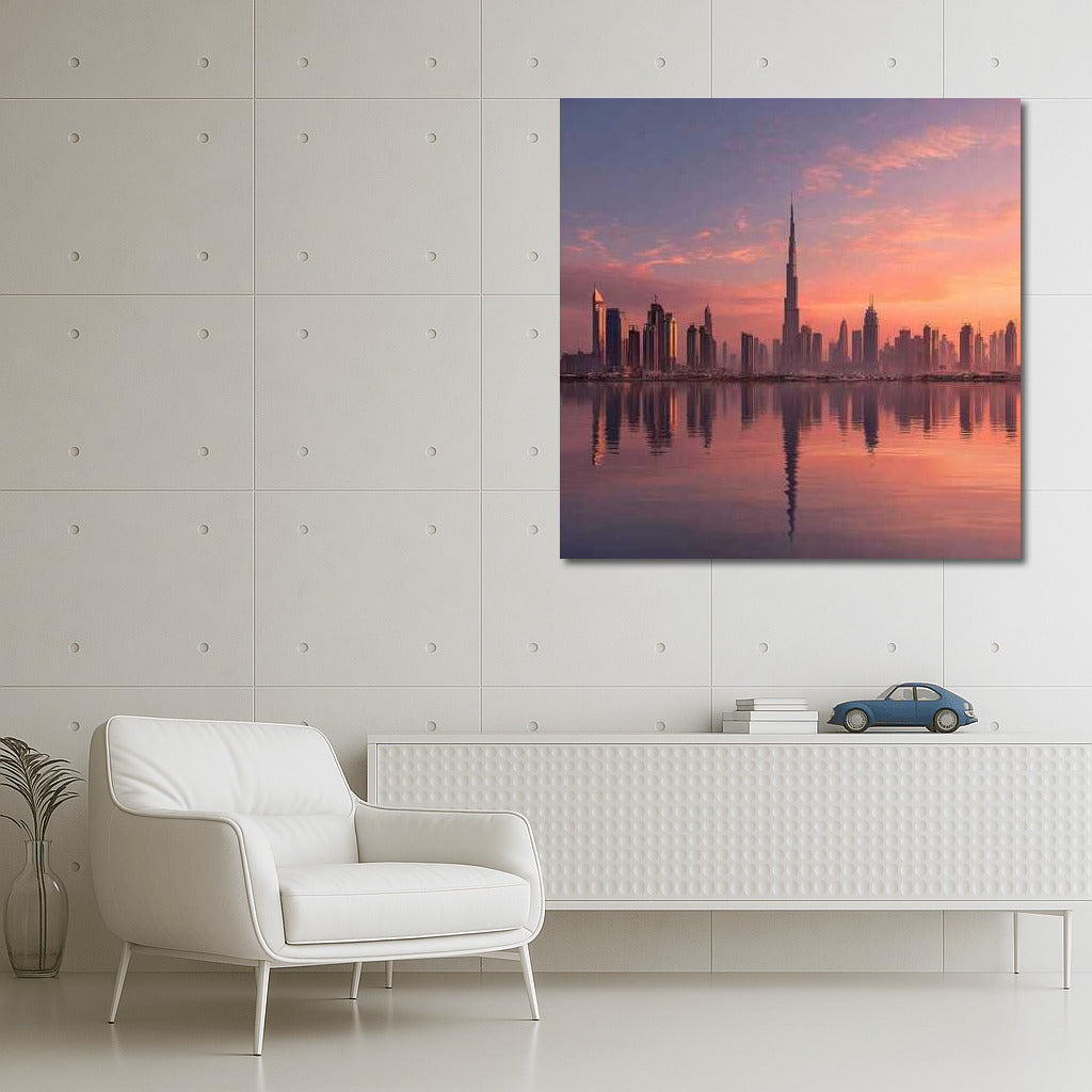 Sunset Symphony of Skyscrapers: Dubai's Urban Dream