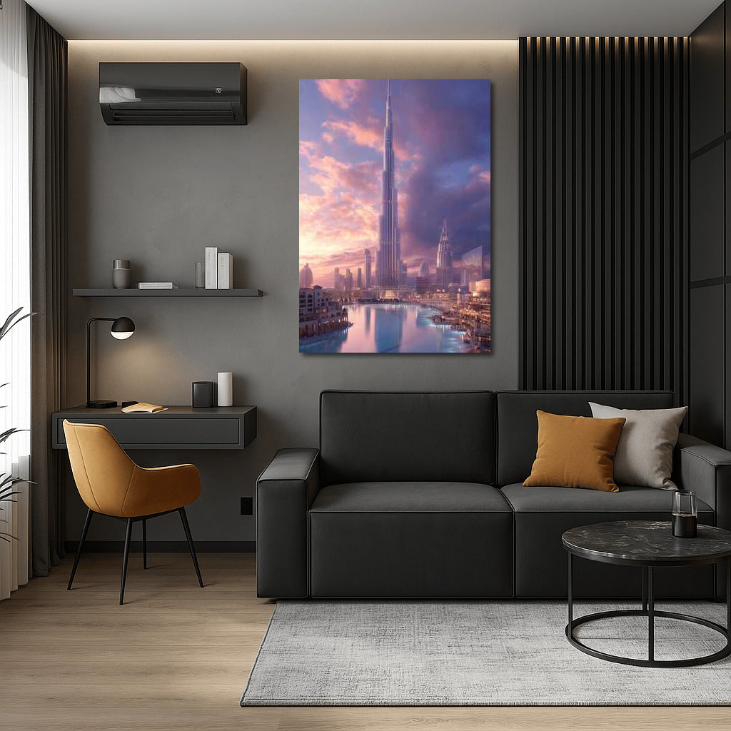 The Grandeur of Dubai Skyline: Urban Symphony