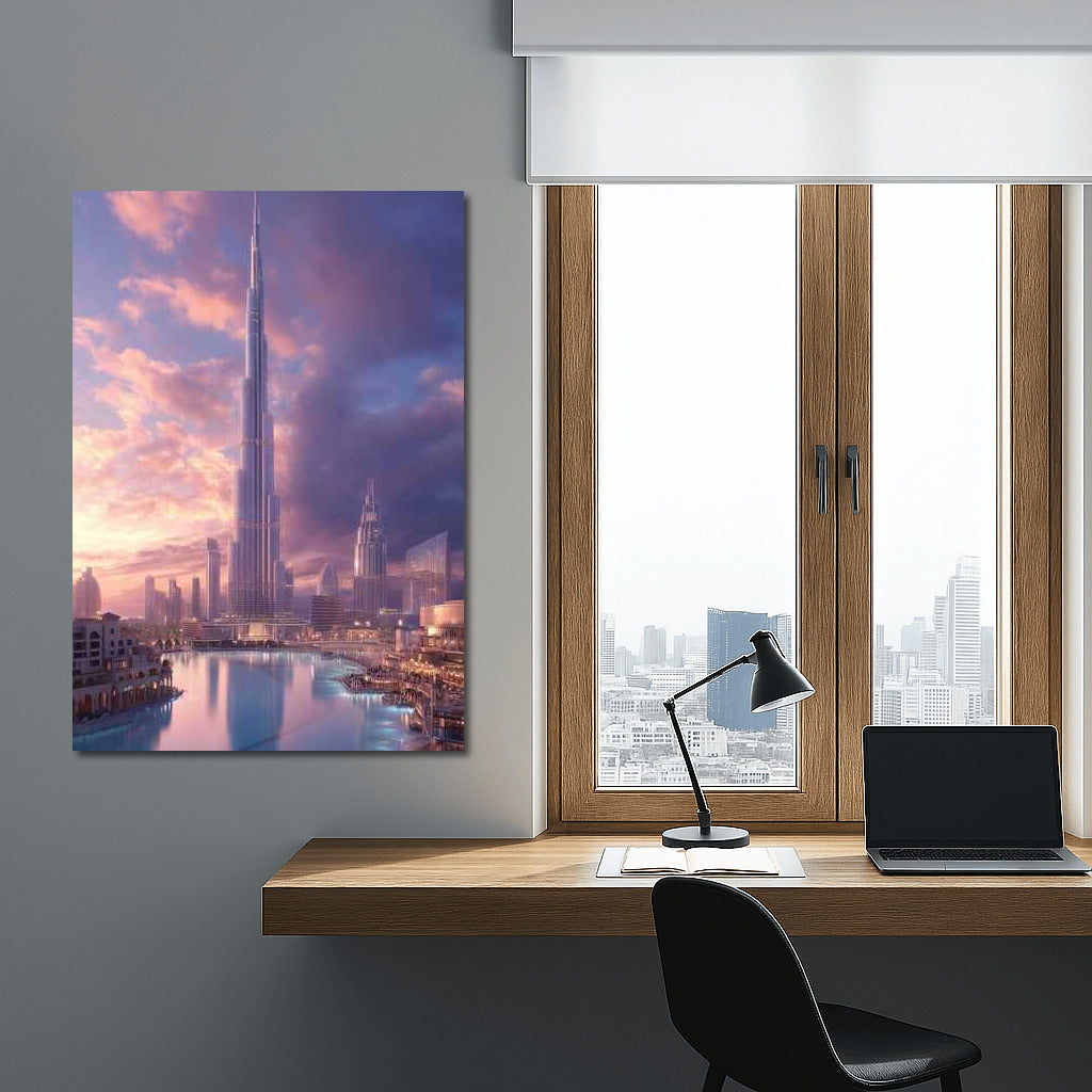 The Grandeur of Dubai Skyline: Urban Symphony