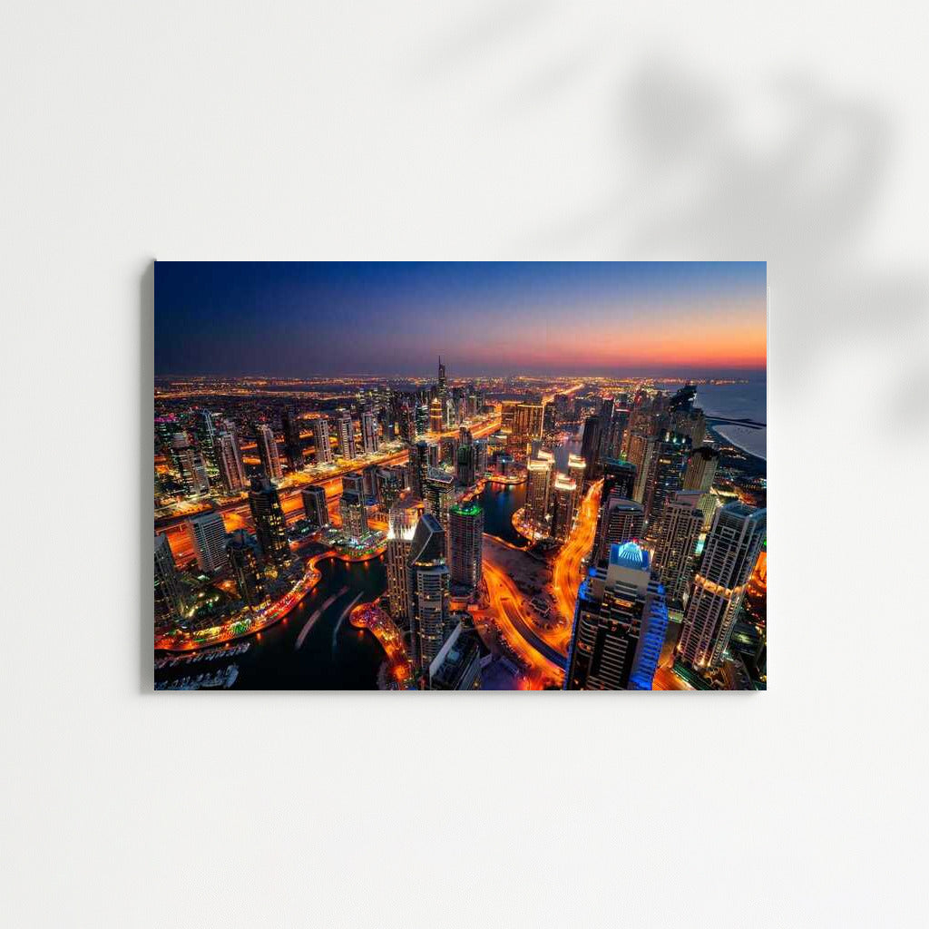 Dubai Night Magic: Cityscapes and Skylines