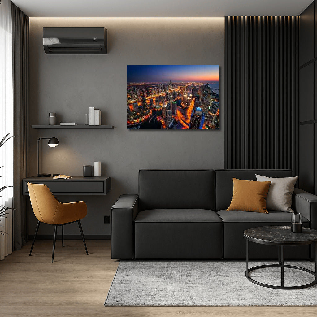 Dubai Night Magic: Cityscapes and Skylines