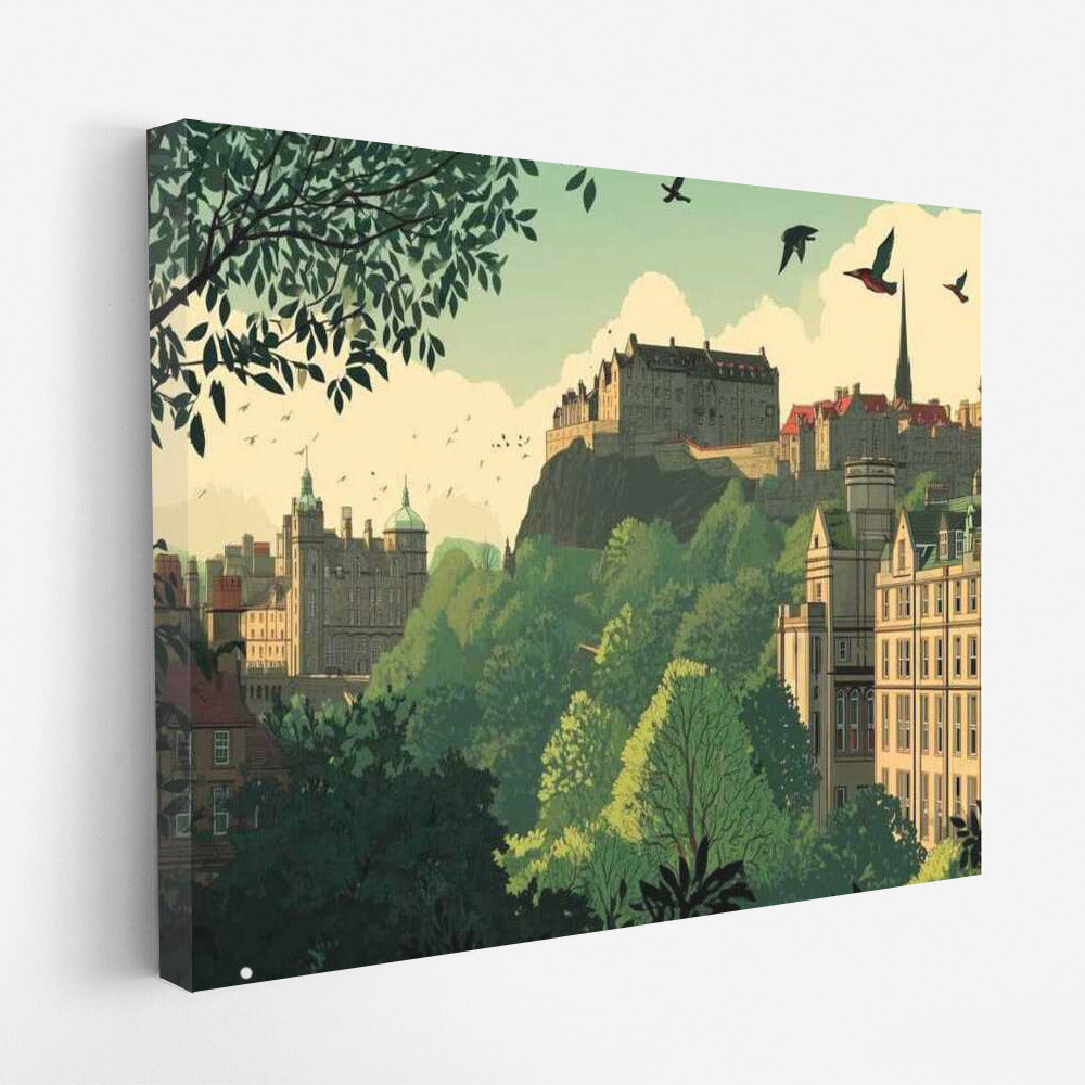 Edinburgh: History and Nature Intertwine in Cityscapes Skylines