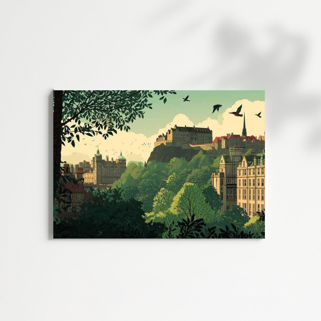 Edinburgh: History and Nature Intertwine in Cityscapes Skylines