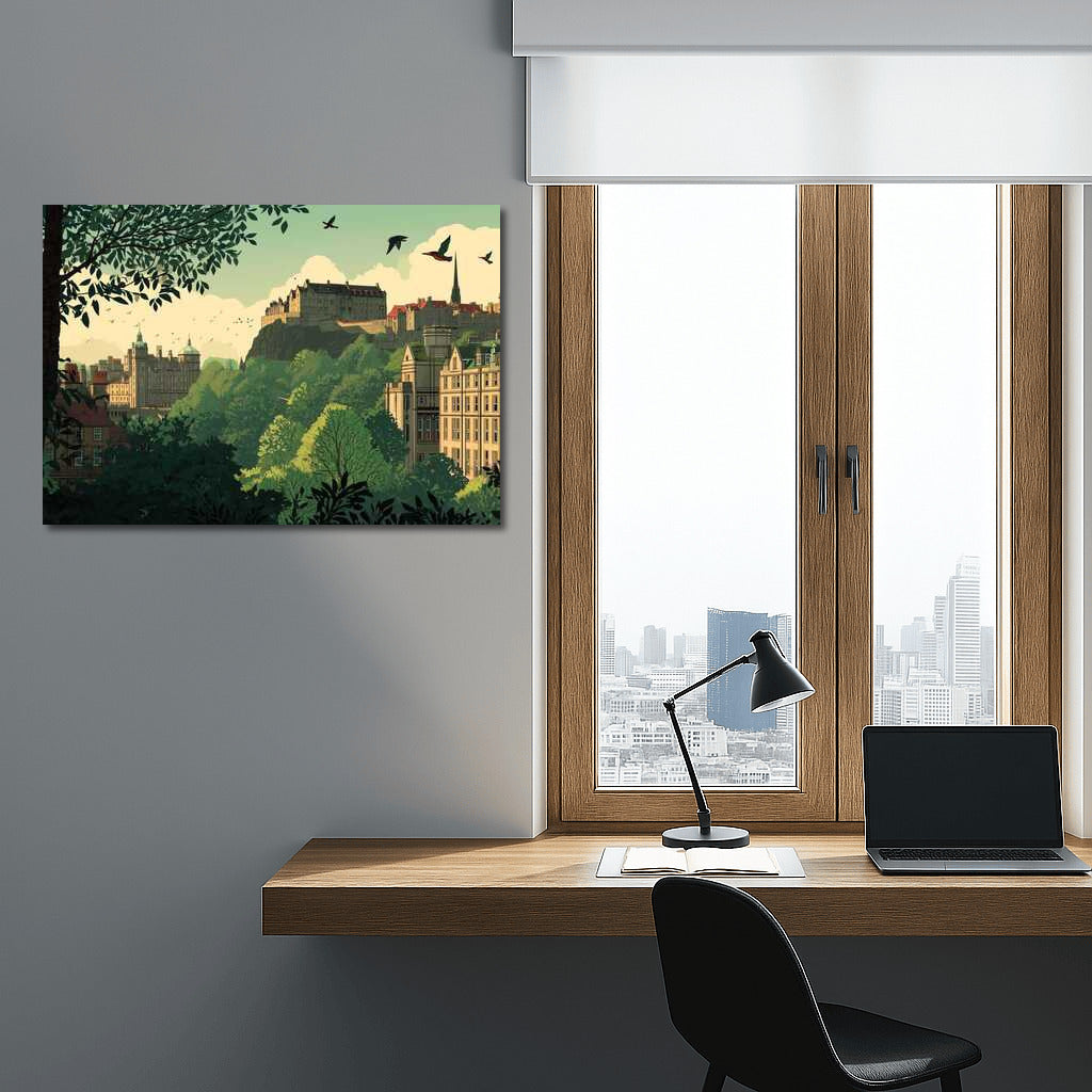 Edinburgh: History and Nature Intertwine in Cityscapes Skylines