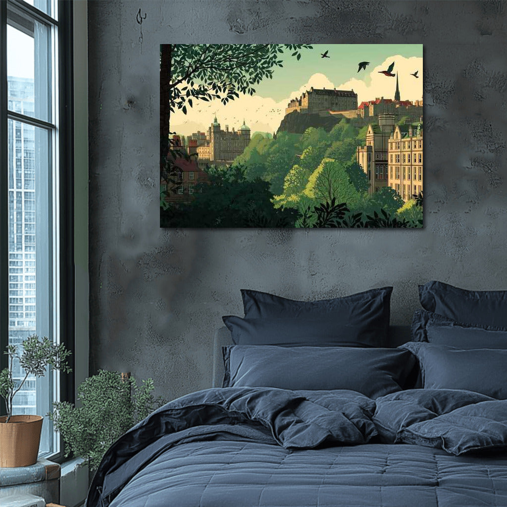 Edinburgh: History and Nature Intertwine in Cityscapes Skylines