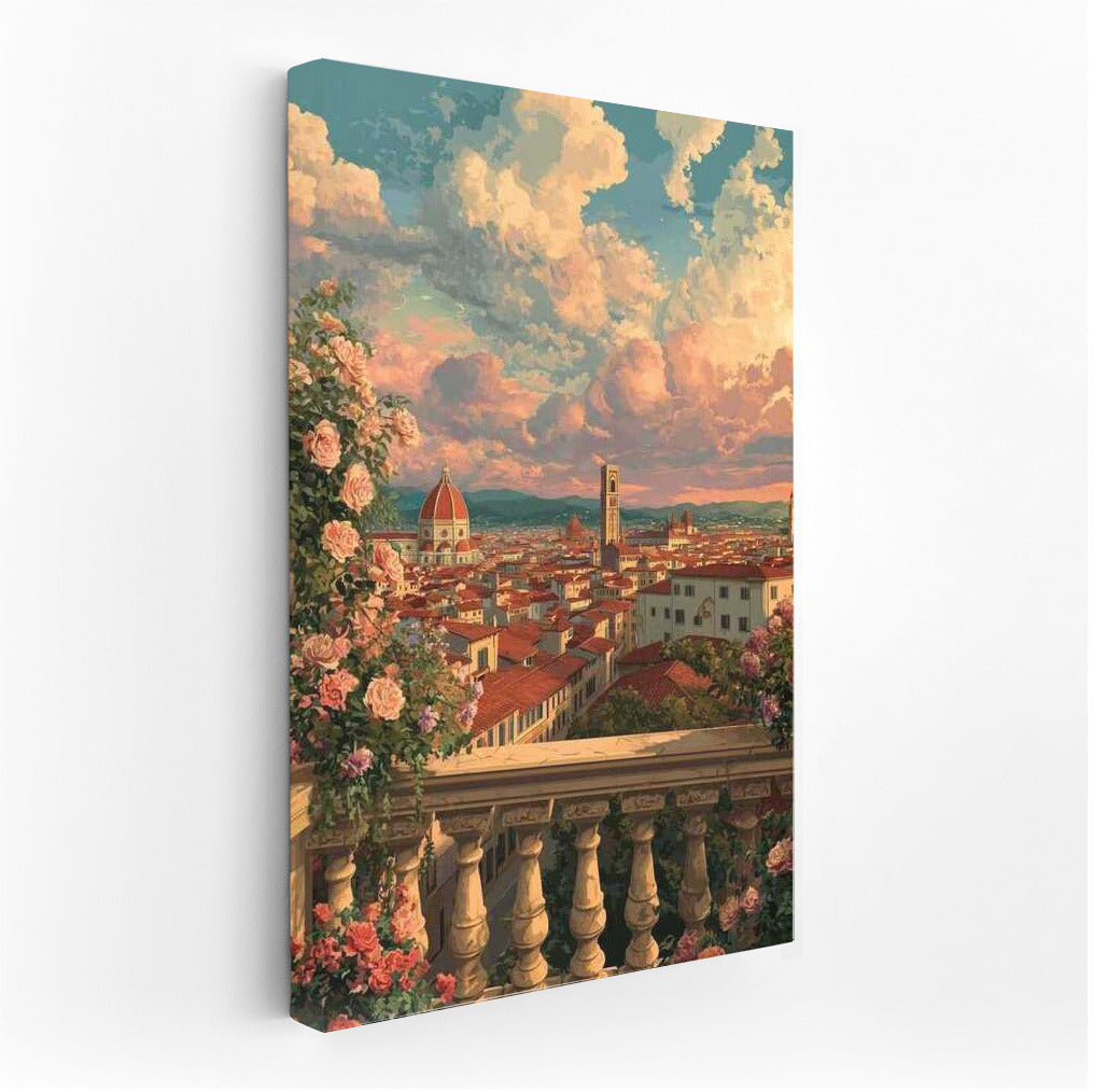 The Charm of Florence: Cityscape and Skyline