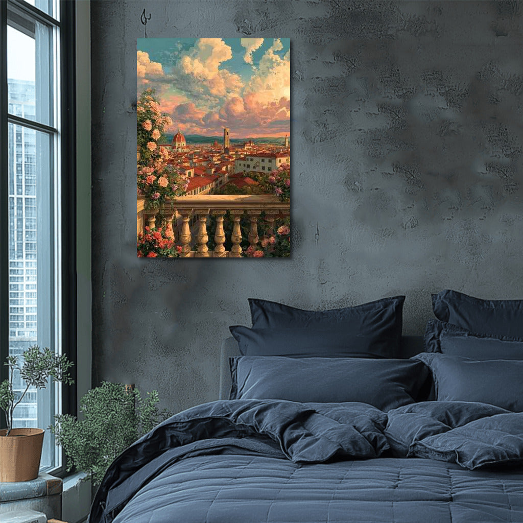 The Charm of Florence: Cityscape and Skyline