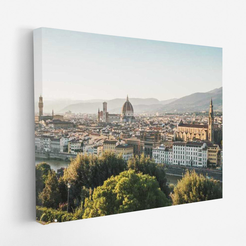 Romantic Silhouettes: Florence at Sunset