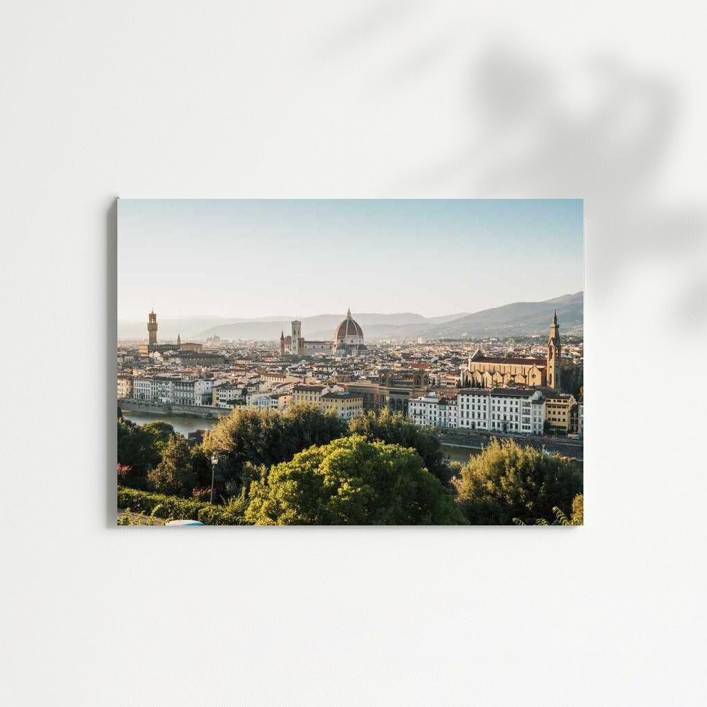 Romantic Silhouettes: Florence at Sunset