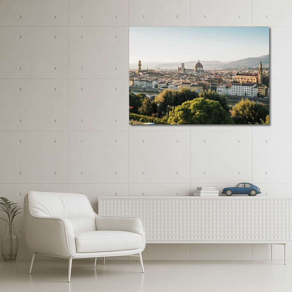 Romantic Silhouettes: Florence at Sunset