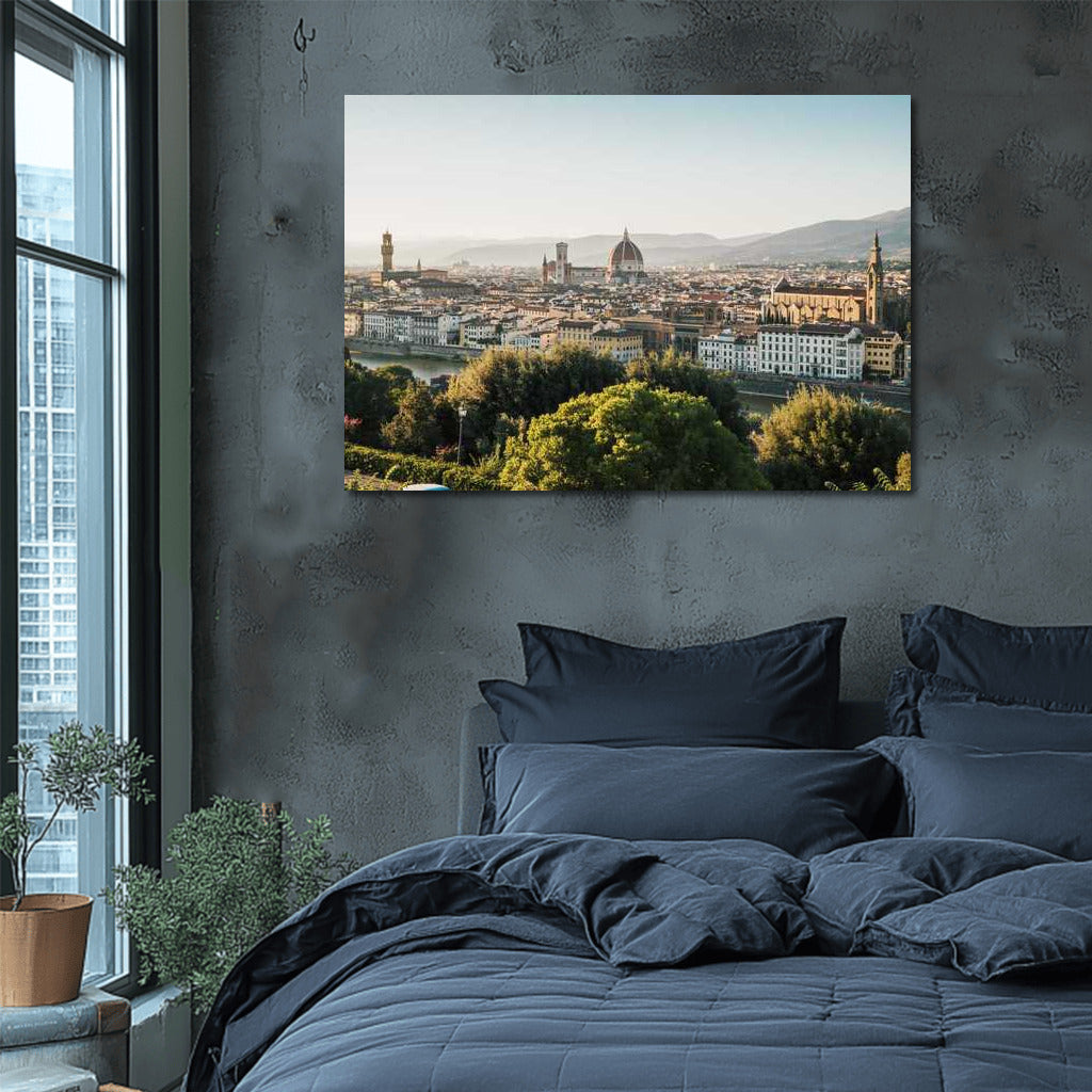 Romantic Silhouettes: Florence at Sunset