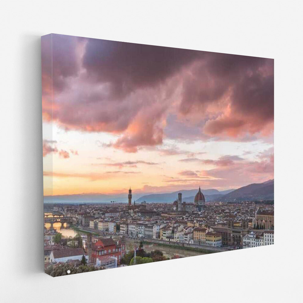Sunset Silhouettes: Florence in an Italian Dream