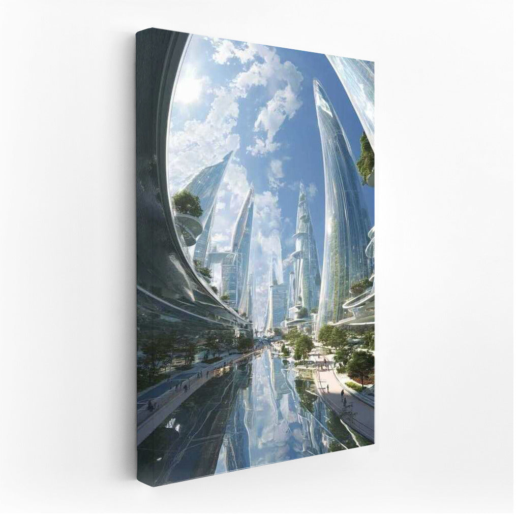 Future Horizon: Futuristic City Skyline