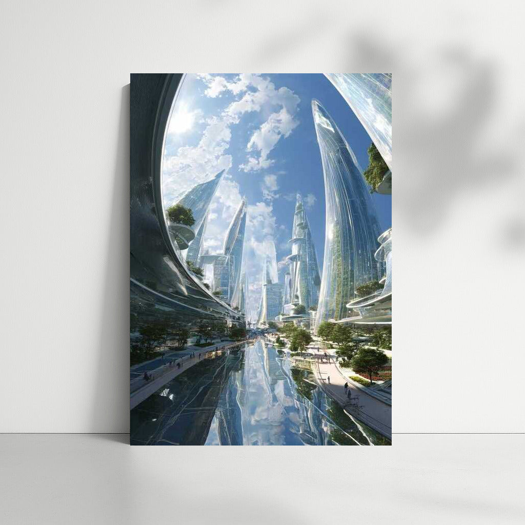 Future Horizon: Futuristic City Skyline