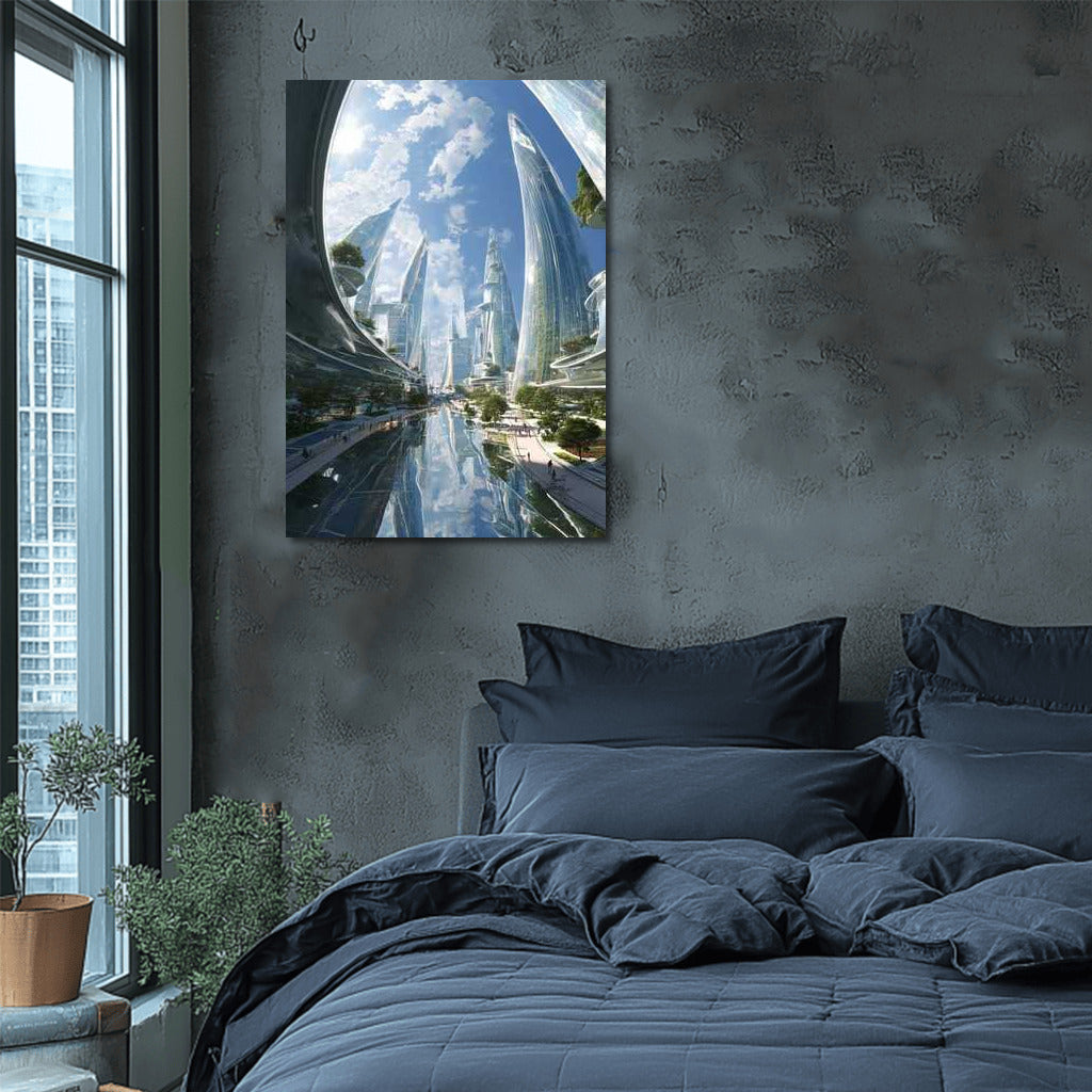 Future Horizon: Futuristic City Skyline