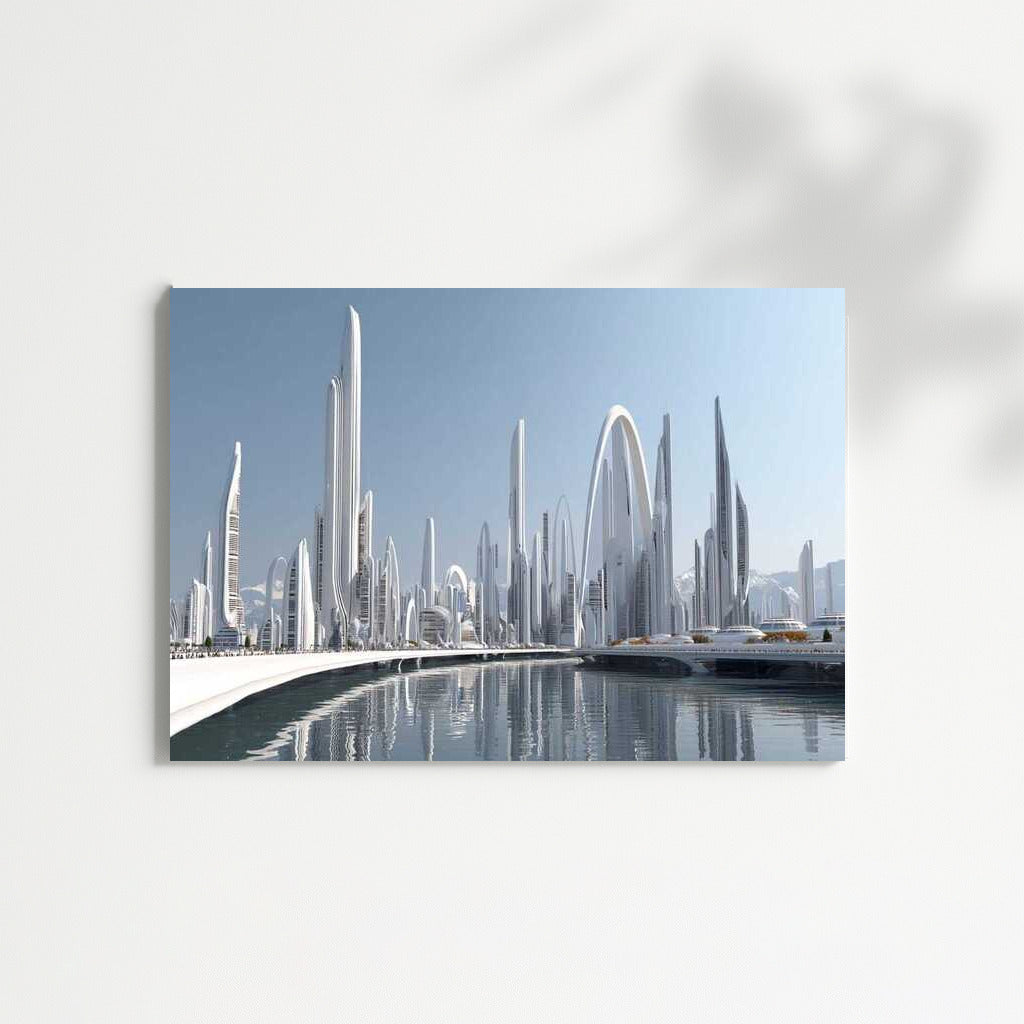 Rise of the Skyscrapers: Futuristic Cityscape