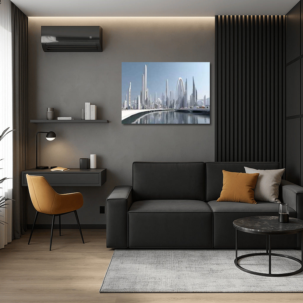 Rise of the Skyscrapers: Futuristic Cityscape
