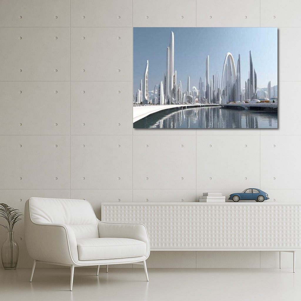 Rise of the Skyscrapers: Futuristic Cityscape