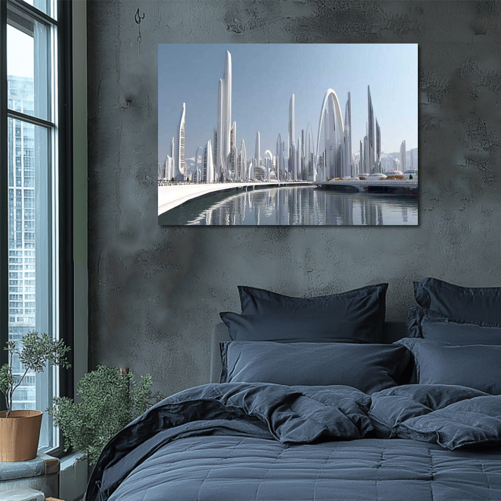 Rise of the Skyscrapers: Futuristic Cityscape