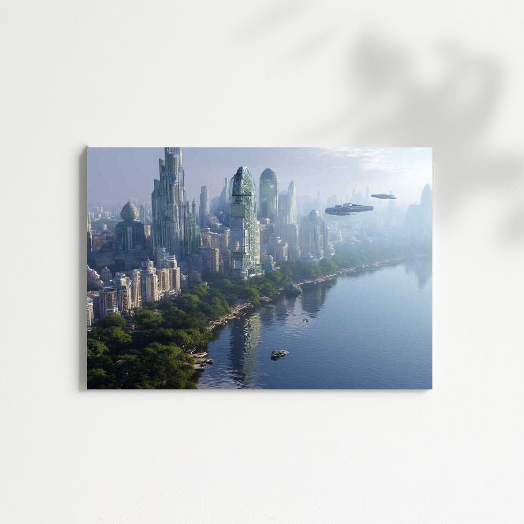 Future Horizons: Futuristic City in the Sky