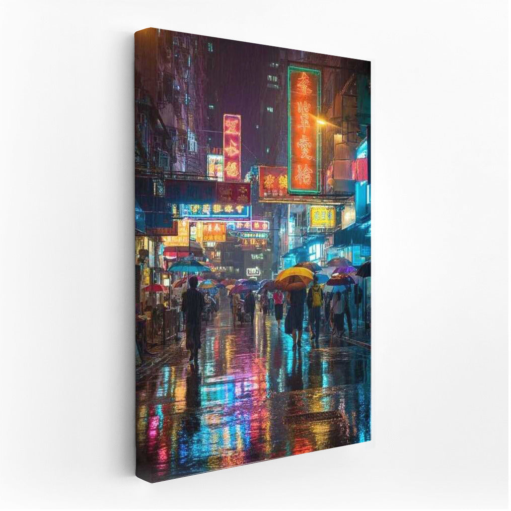 Hong Kong Night Symphony: Vivid Reflections Cityscapes Skylines