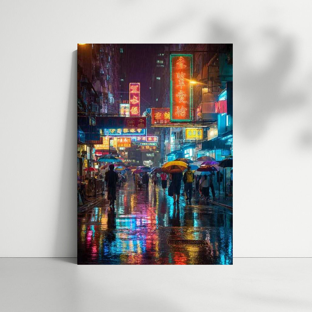 Hong Kong Night Symphony: Vivid Reflections Cityscapes Skylines