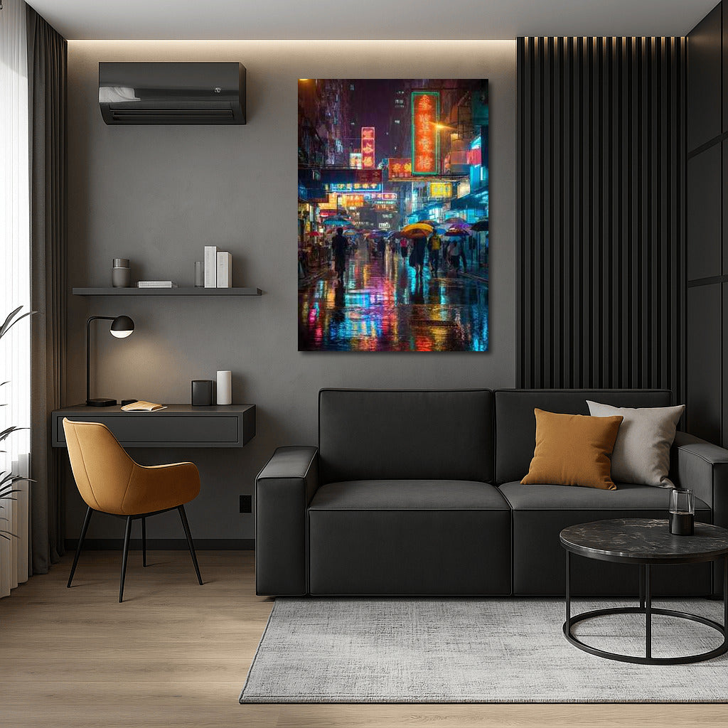 Hong Kong Night Symphony: Vivid Reflections Cityscapes Skylines