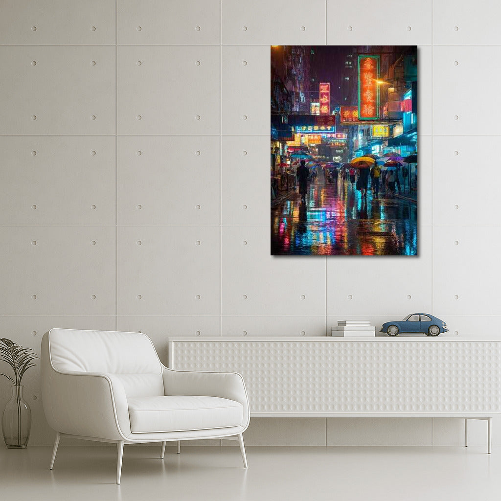 Hong Kong Night Symphony: Vivid Reflections Cityscapes Skylines