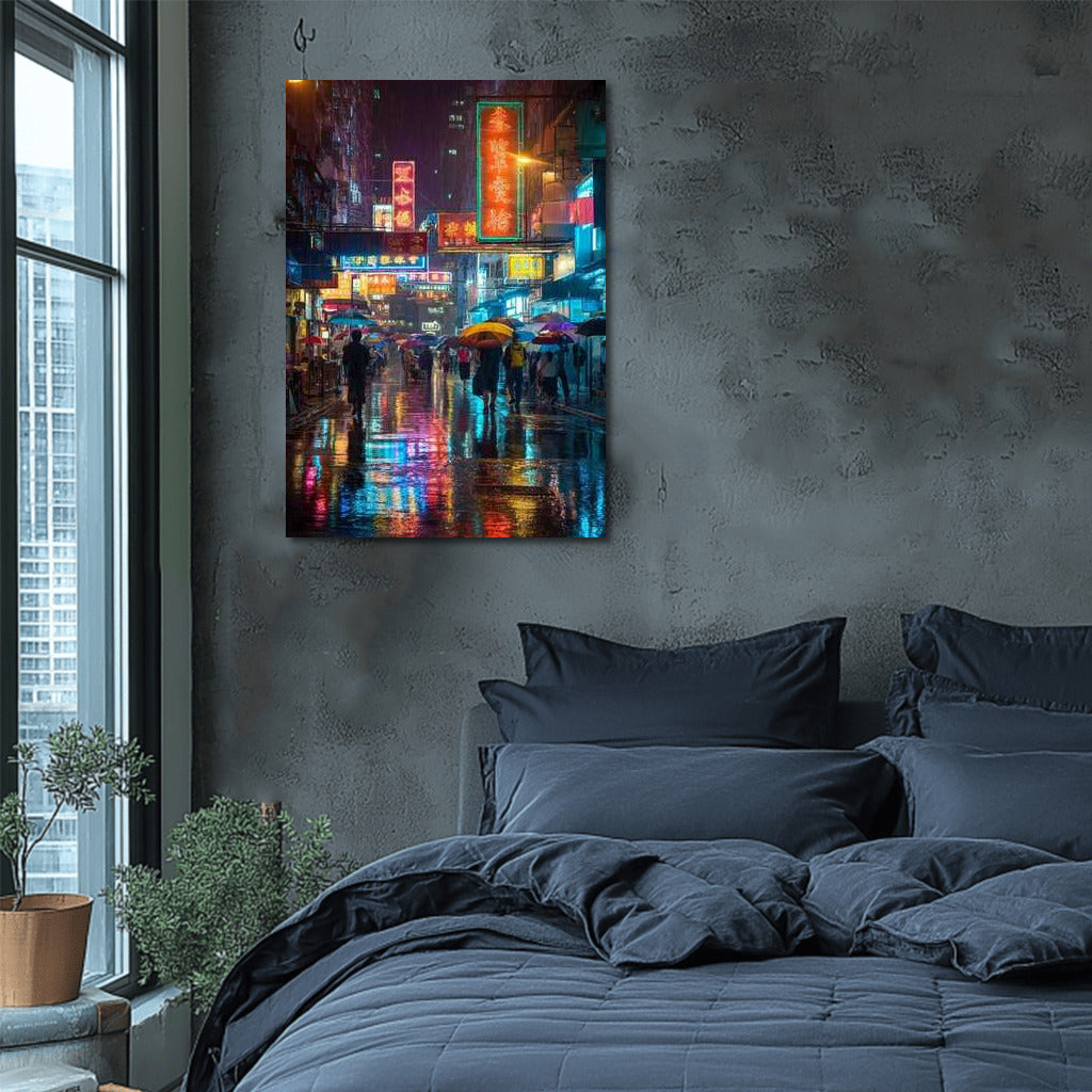 Hong Kong Night Symphony: Vivid Reflections Cityscapes Skylines