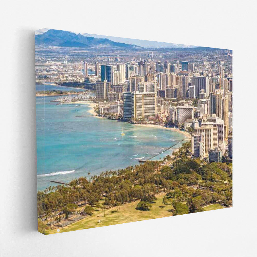 Honolulu Skyline: Where Sky Meets City
