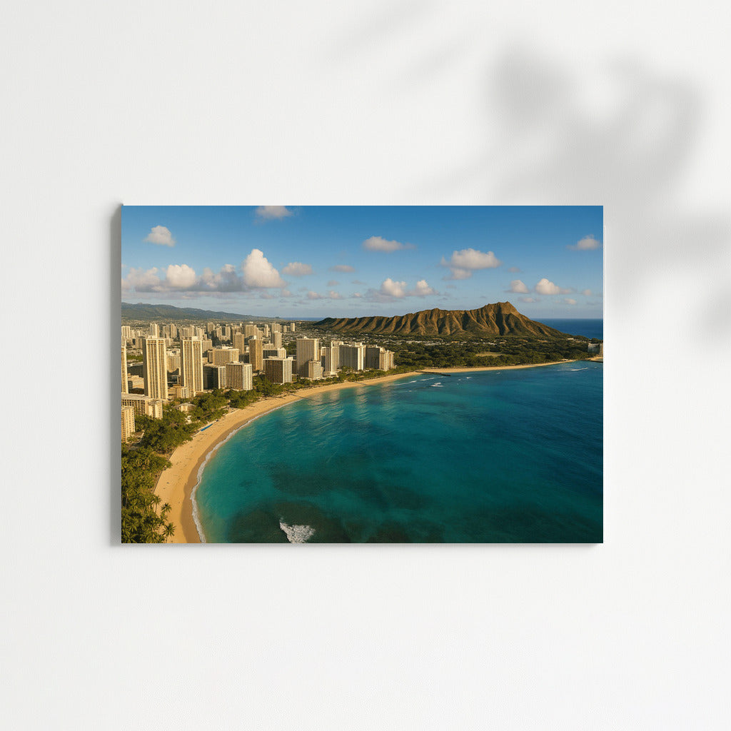 Tropical Skyline: Honolulu City Lights