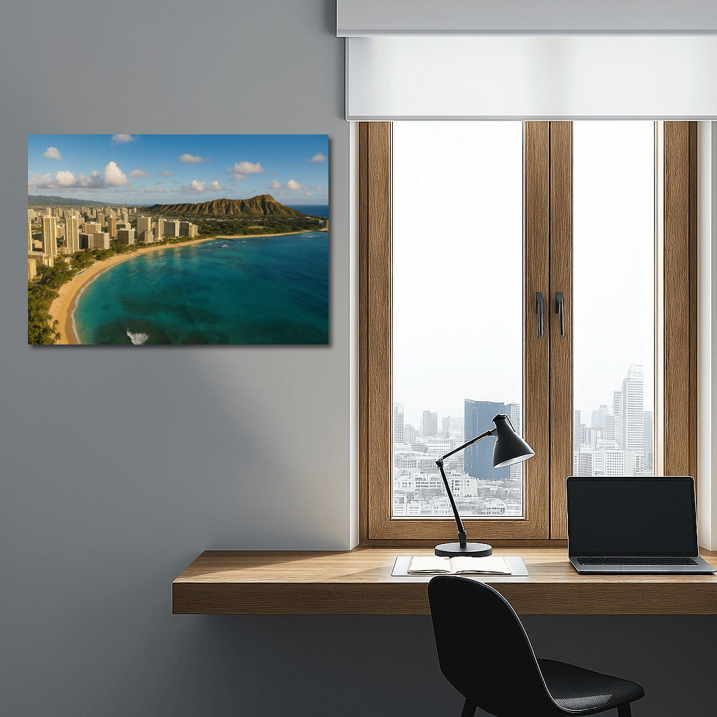 Tropical Skyline: Honolulu City Lights
