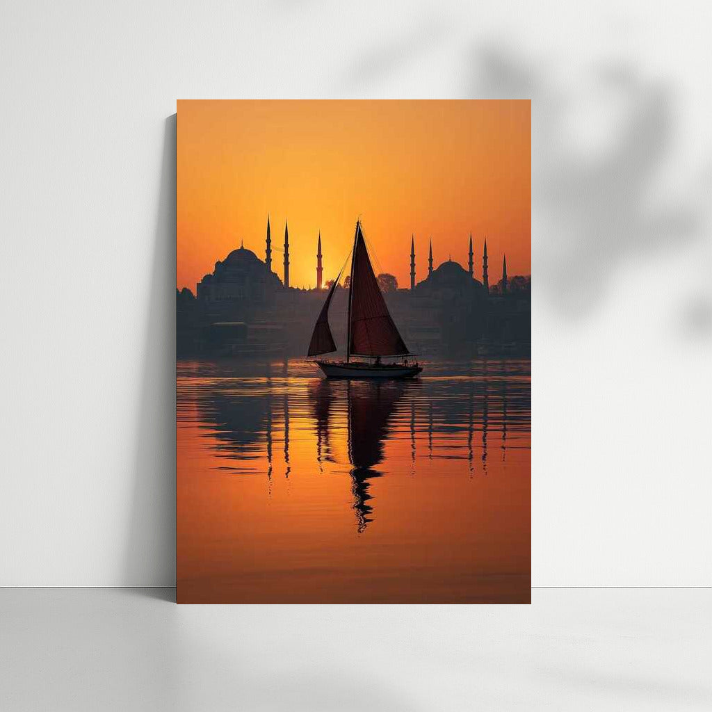 Istanbul Sunset Silhouette: The Magic of Horizon and Sails