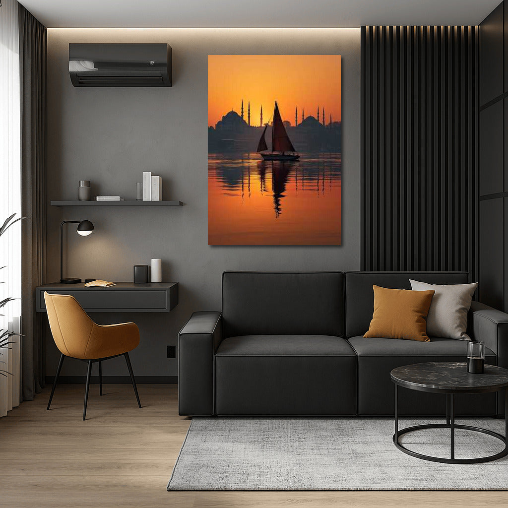 Istanbul Sunset Silhouette: The Magic of Horizon and Sails