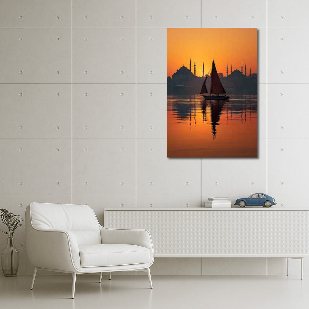 Istanbul Sunset Silhouette: The Magic of Horizon and Sails