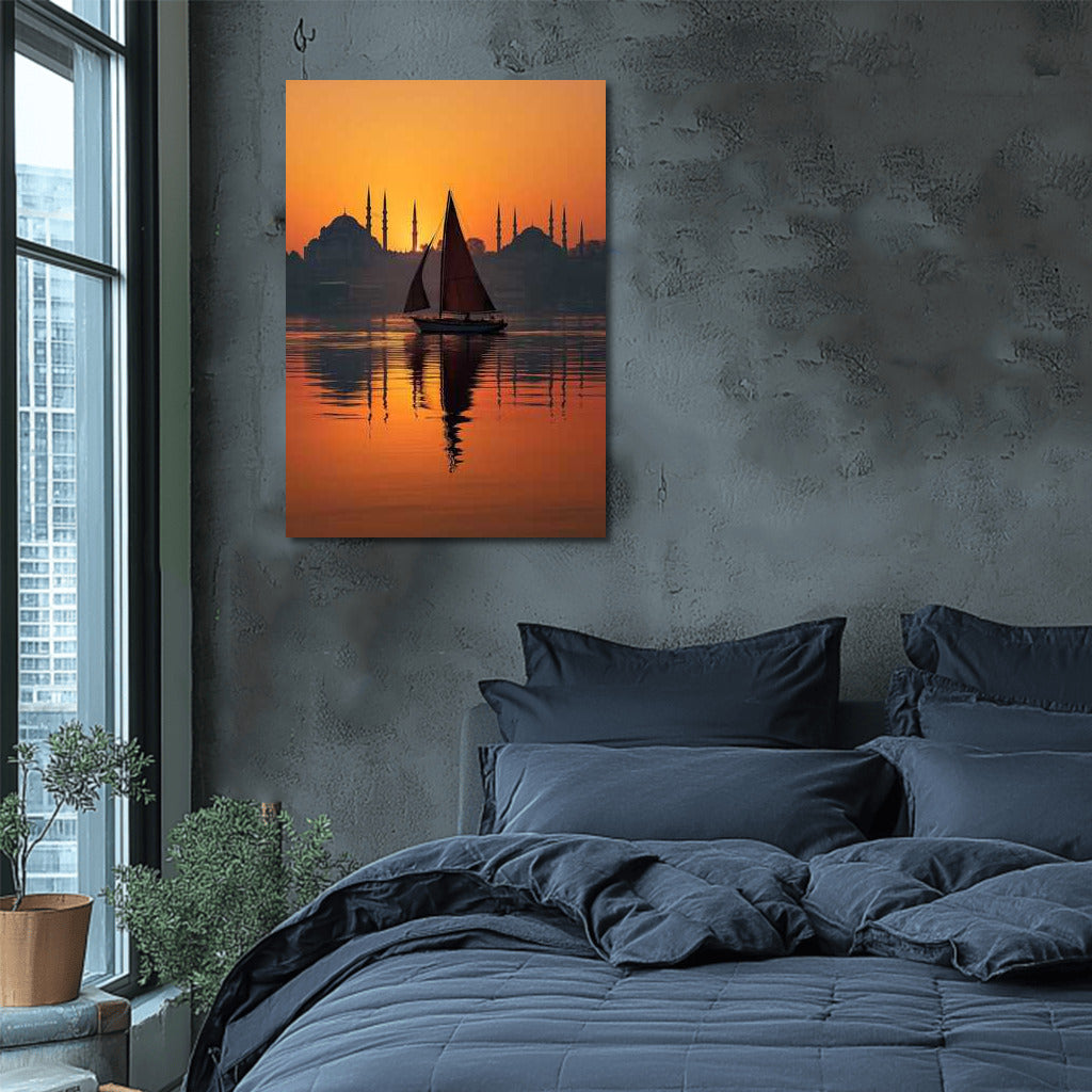 Istanbul Sunset Silhouette: The Magic of Horizon and Sails