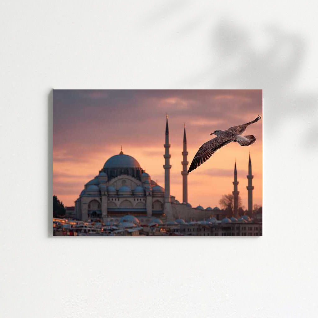 Istanbul Sunset Lights: Skylines and Silhouettes